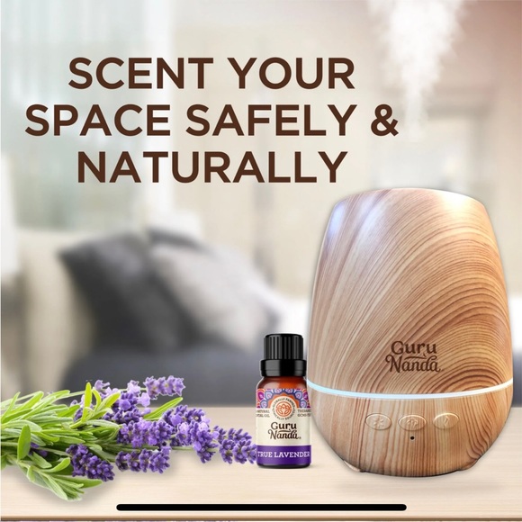 Guru Nanda Woodsy Ultrasonic Diffuser/Cool Mist Humidifier.  USB Cable, … - Picture 9 of 16